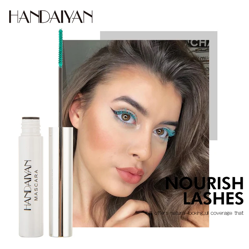 

Colorful Mascara Stretches Eyelashes Slender Thick Eyelashes Waterproof Non-Clumping Rejecting Fly Leg Eye Makeup космеиеский